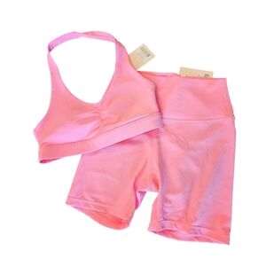 Wilo The Label 2pk Ruch Halt Short Pink Set NEW
